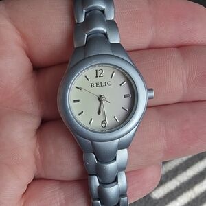 Relic Silver Metal Watch